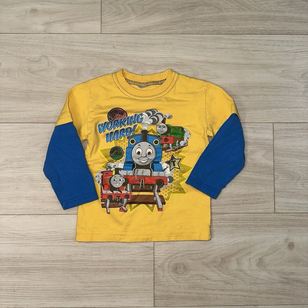 Vintage 90s Thomas The Train shirt Size 2T Kids Retro Childhood Boys USA